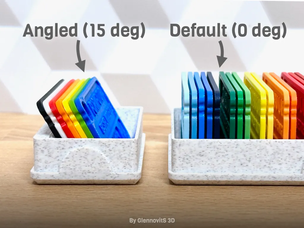 Ultimate Sample Box (customize filament swatch box view 3