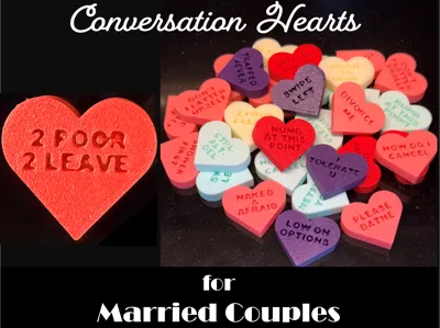 Conversation Hearts for Married Couples