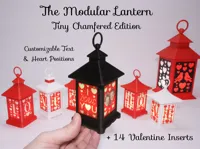 Tiny Chamfered Modular Lantern Parts