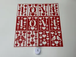 Valentine Inserts (Medium Size 80x120mm)
