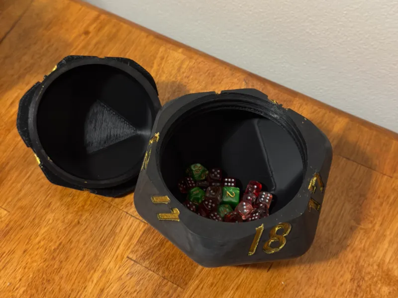Spindown D20 Dice box