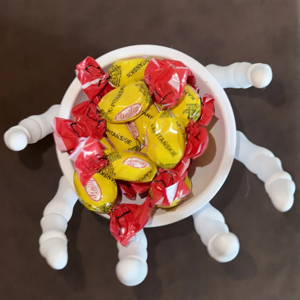 Skeleton Hand Candy Bowl - Free 3D Print Model - MakerWorld