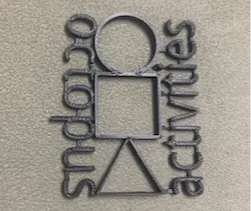 Octopus activities keychain