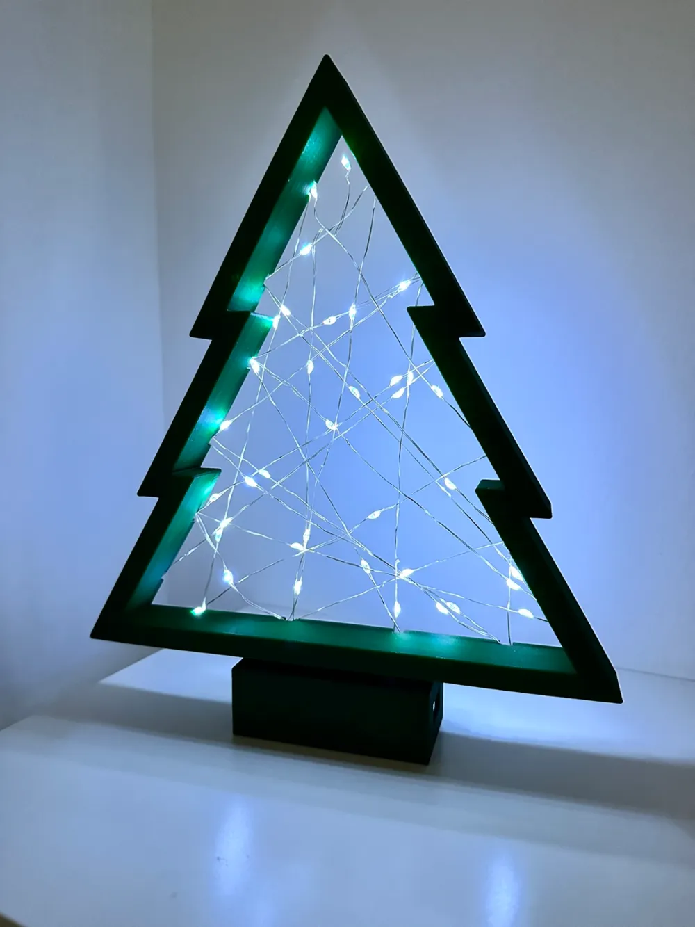 Miniature model christmas trees