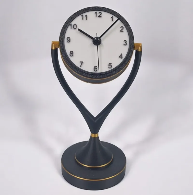 Elegant Desk Clock - contemporary Art Deco style
