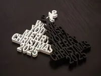 Suspension de sapin « We Wish You a Merry Christmas » — photo 2