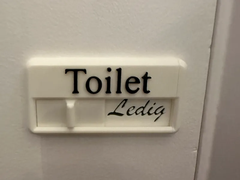 Toilet Slider Danish