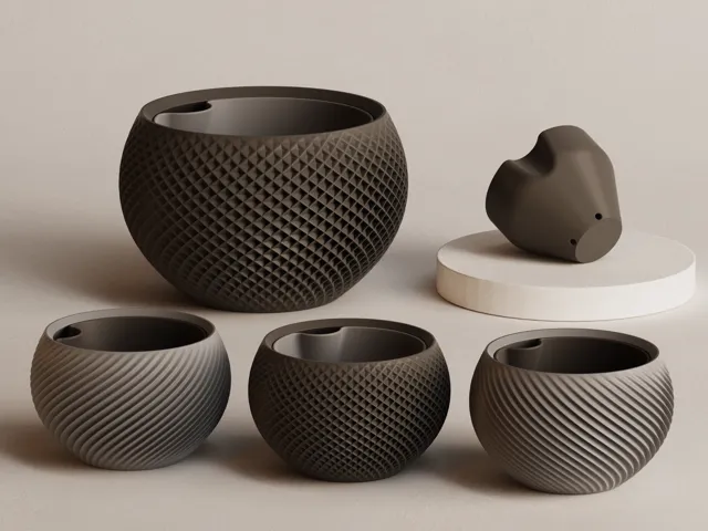 SFERA Organic Geometric Planters & Pots