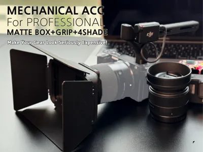 ACC-MATTE BOX+GRIP HANDLE for Professional