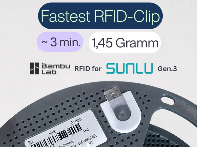 Bambulab RFID Clip für SUNLU Gen.3