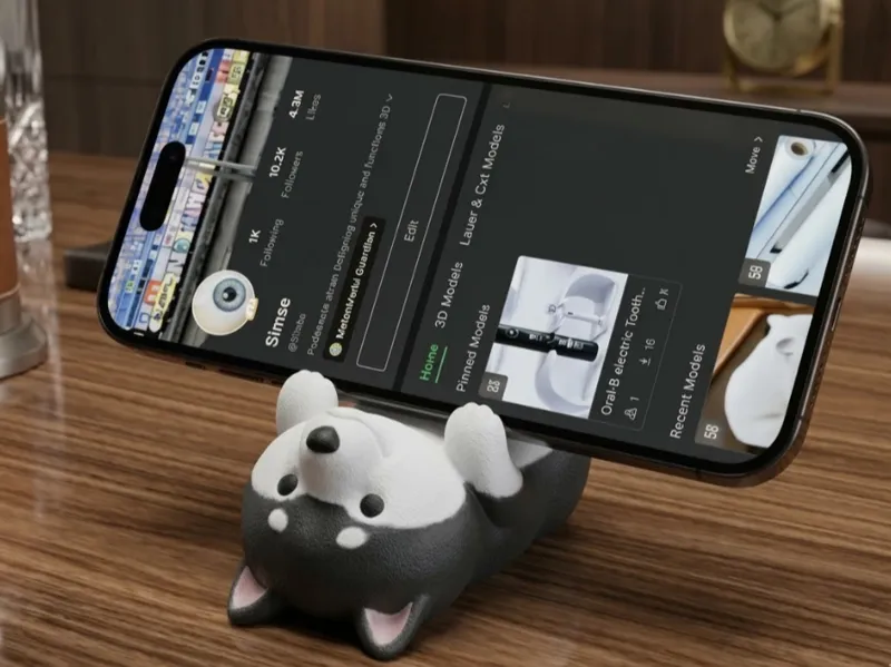 Dog Phone Stand