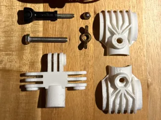 Windsurf mast mount for Gopro