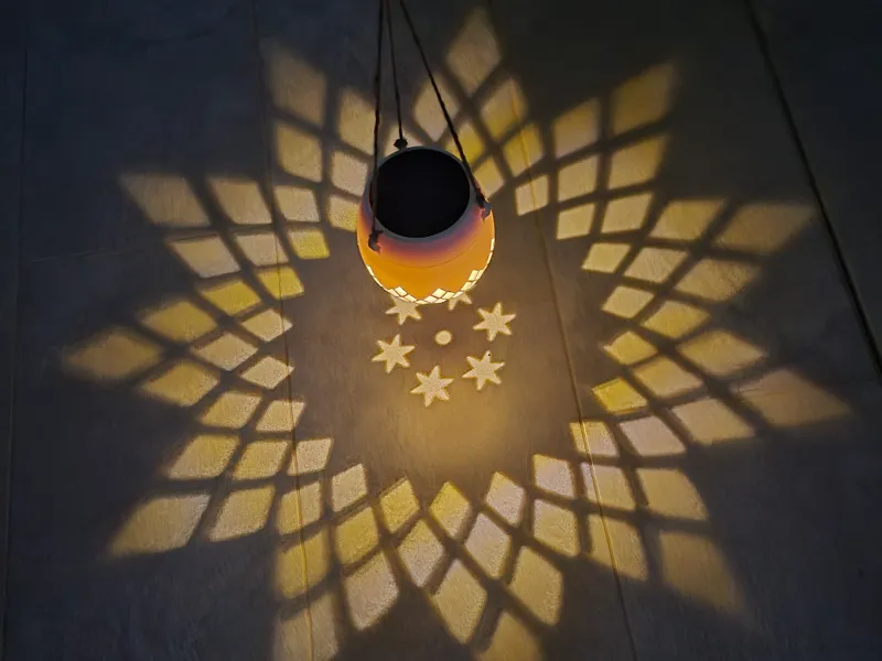 Solar o. LED Windlicht & Lampe Hanging Lamp
