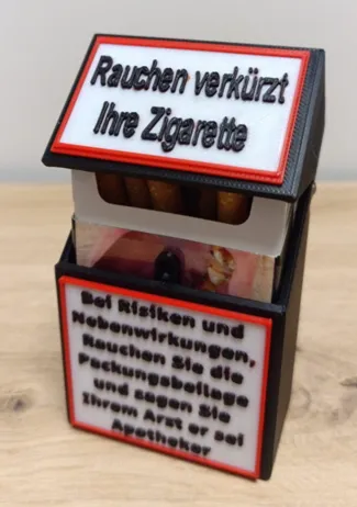 20iger Zigarettenschachtel Box