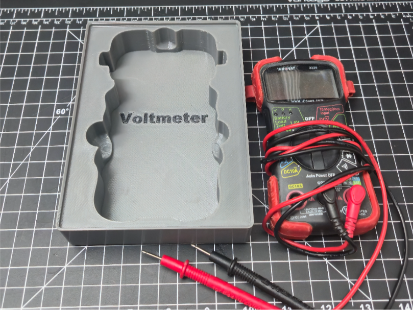 Gridfinity Voltmeter 3x4