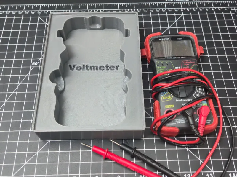 Gridfinity Voltmeter 3x4