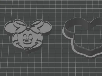 Mini Mouse cookie cutter