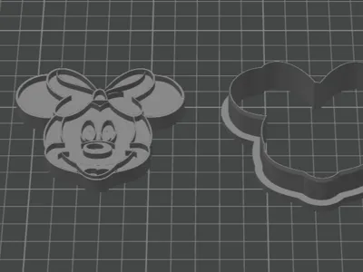 Mini Mouse cookie cutter