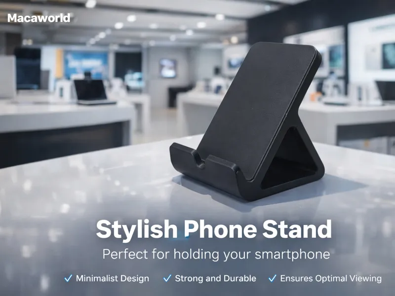 Futuristic Phone Stand for Desk