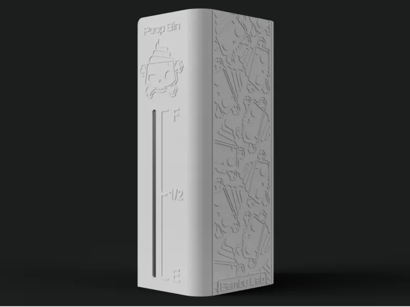 X1 P1 skull poop bin