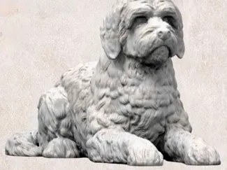 goldendoodle sculpture