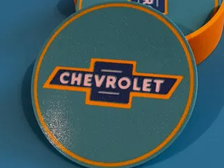Chevy Retro Coaster