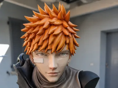 Busto Ispirato a Ichigo – Fan Art da Collezione