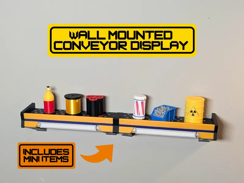 Conveyor Belt Wall Display