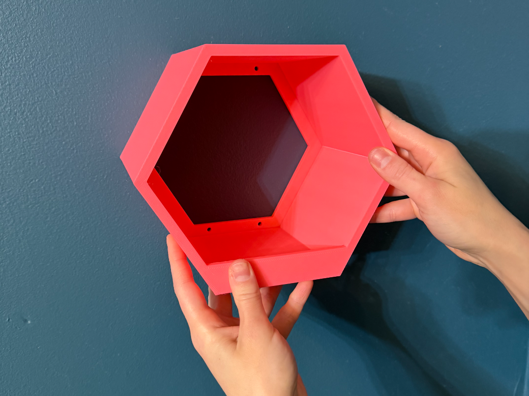 Honeycomb Modular Shelves With Front Lip