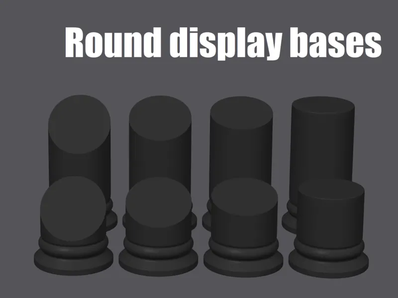 Round Display Bases