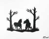 Décoration murale cheval en 2D — photo 5