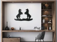 Décoration murale cheval en 2D — photo 2