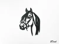 Décoration murale cheval en 2D — photo 3