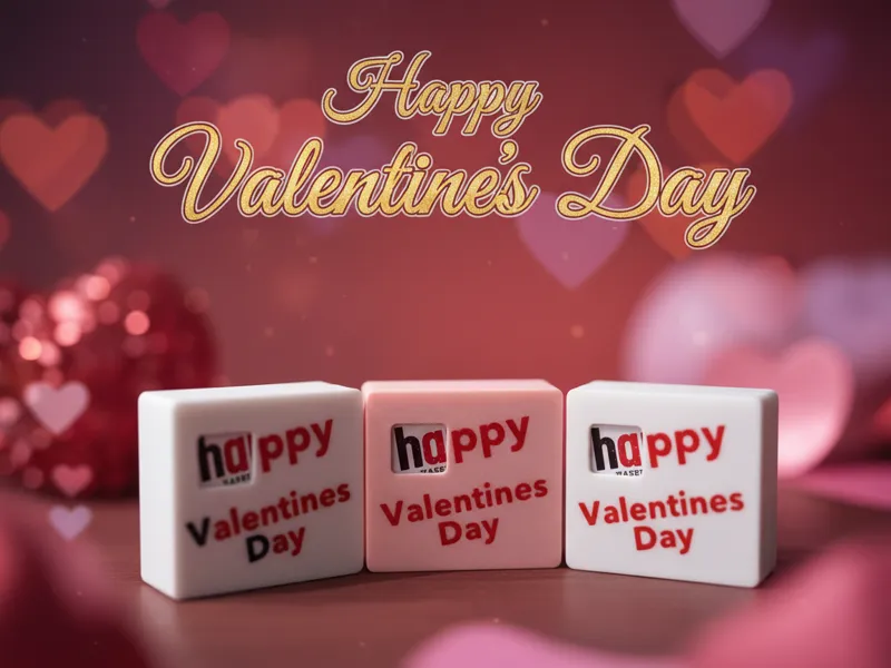 Geschenkbox Hanuta happy Valentines Day, Love