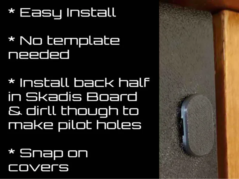 Easy IKEA Skadis Wall Mounts - No Template Needed