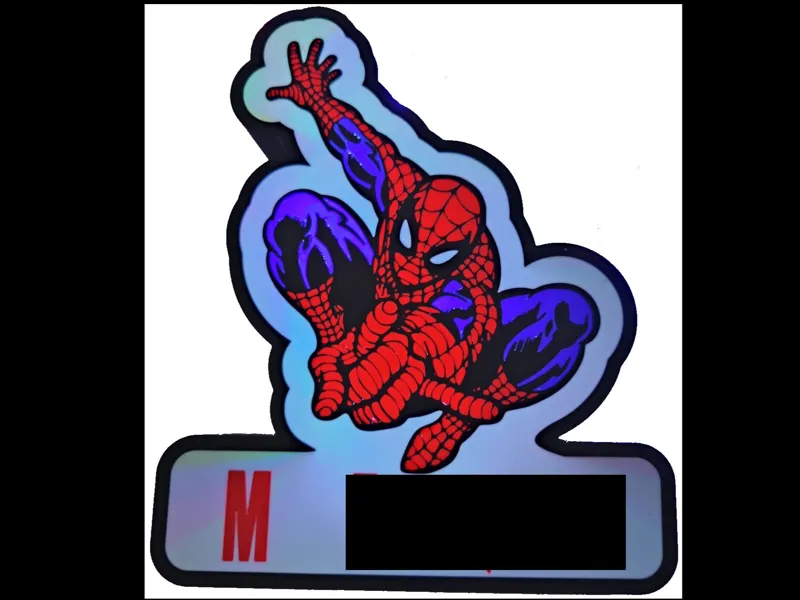 Spiderman Lightbox - Name can be changed