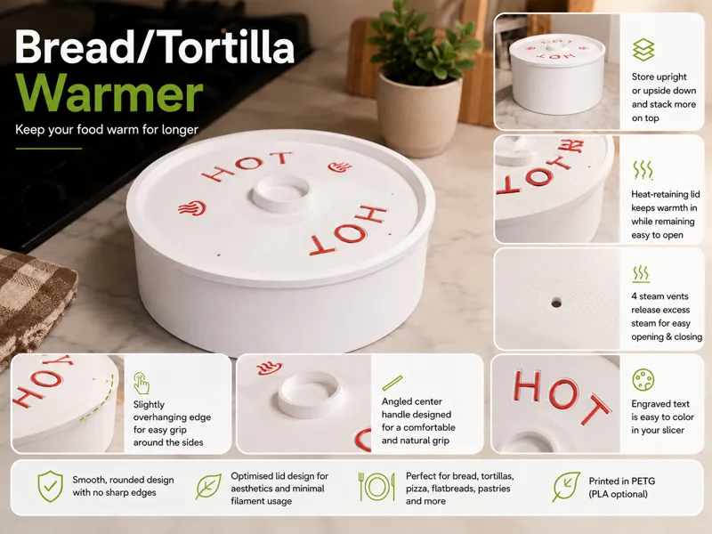 Bread and Tortilla Warmer