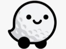 Waze Character (Happy Golf Ball)
