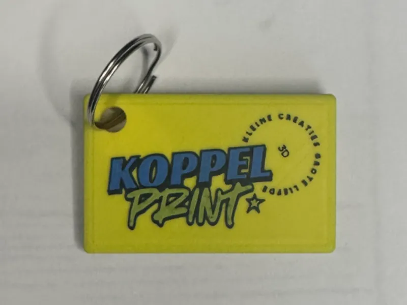Koppelprint logo keychain