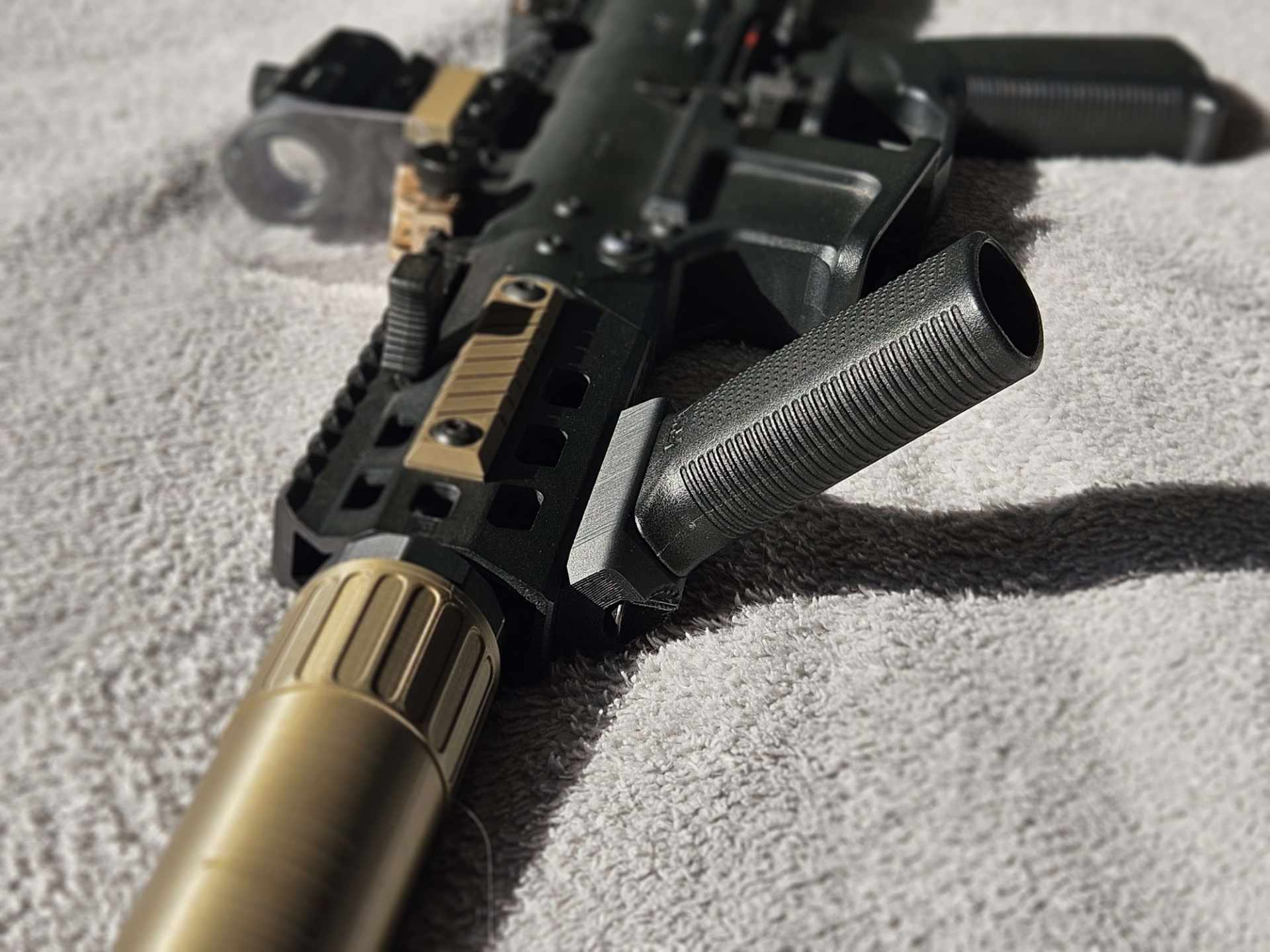 Custom Airsoft 45° Offset M-LOK Adapter
