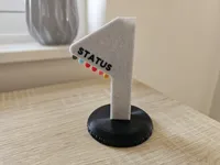 Rotating Office Status Desk Flag Sign
