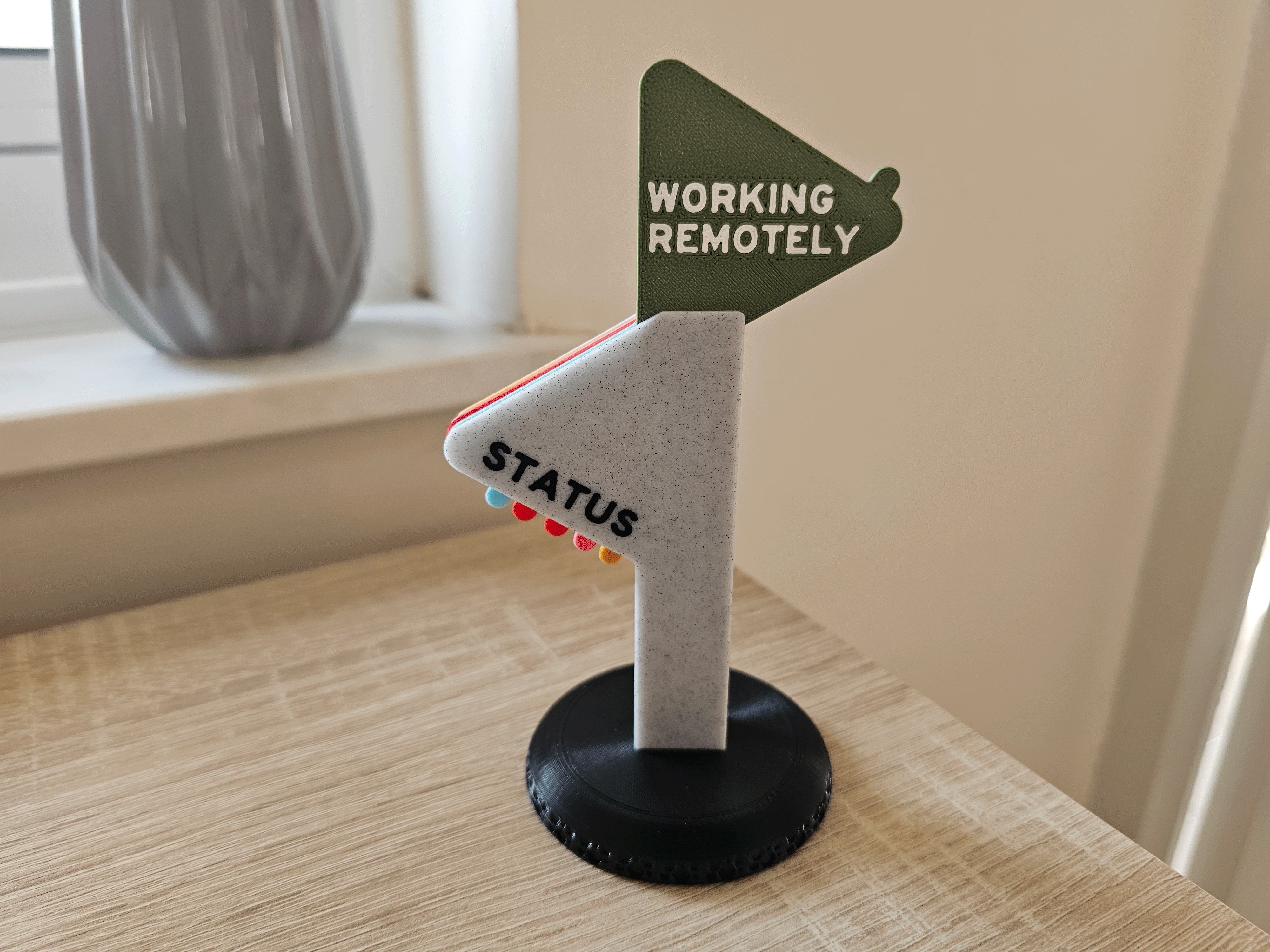Office Status Desk Sign (Flag)