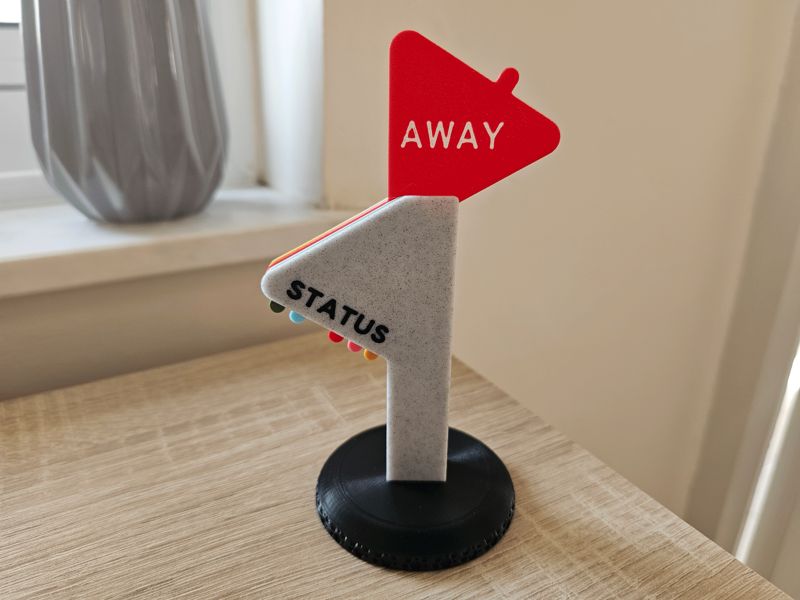Office Status Desk Sign (Flag)