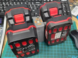 Droid Lidl 40v battery Dual battery Mount