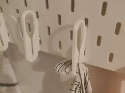 Ikea Skadis Towel Holder