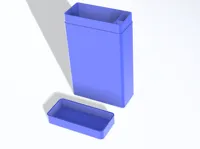 Boîte simple avec couvercle — photo 1