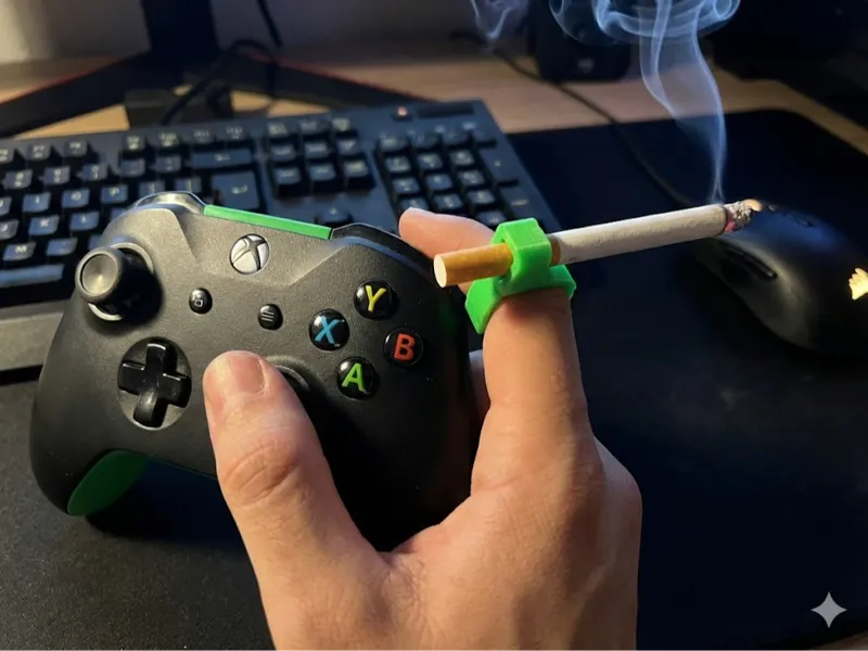 Anello Porta-Sigaretta per Gamer