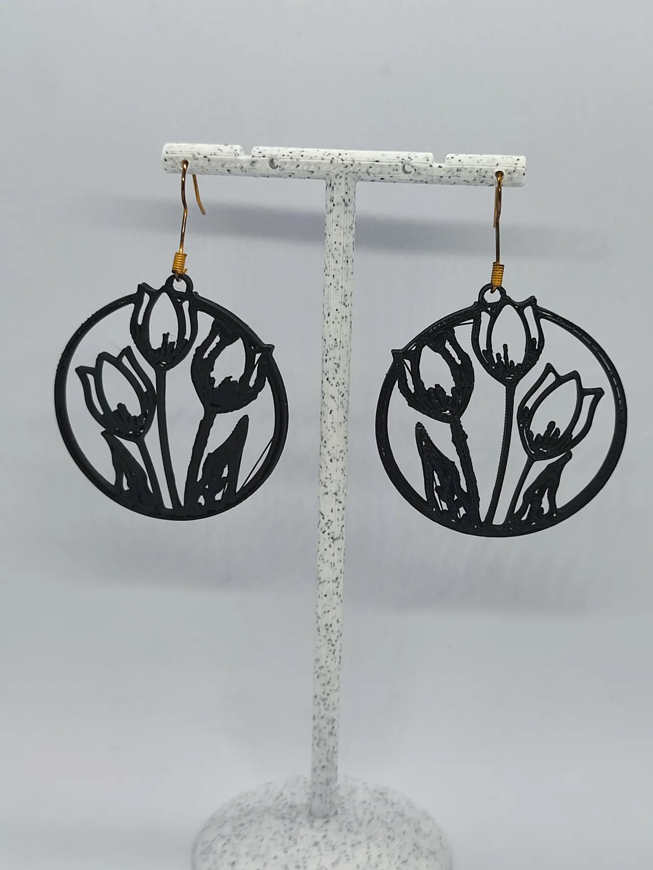 Aretes Jardín de Tulipa view 3