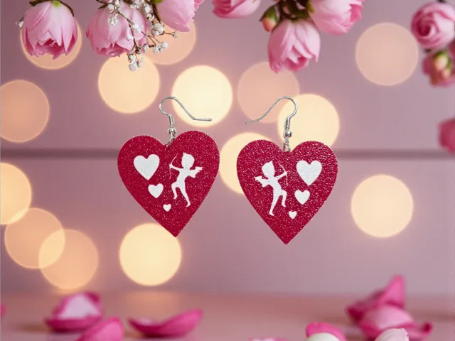 Cupid at work earrings