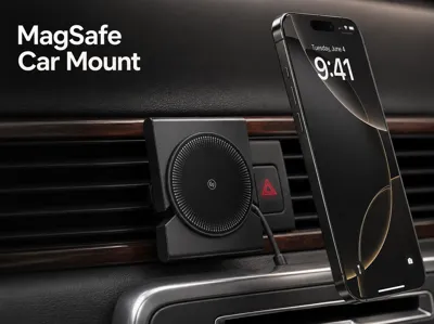 2008-2017 Volvo XC70/V70/S80 Magsafe Phone Mount